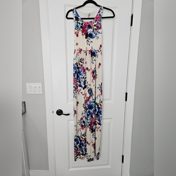 Flower summer maxi like new - Picture 1 of 3